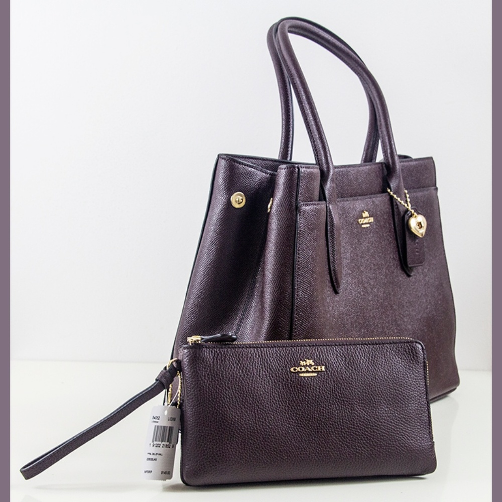 Coach Bailey Large Carryall Tote and Wallet - Picture 2 of 7